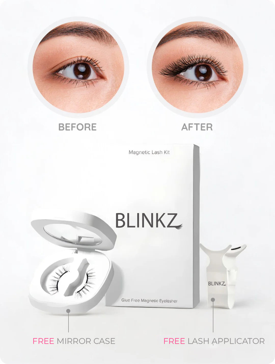 Wispy magnetic lashes (with Free Applicator)