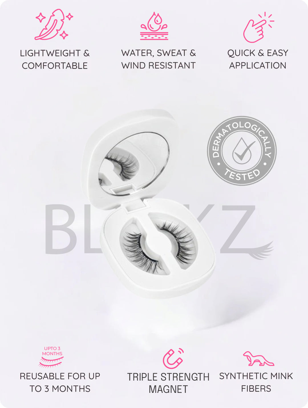 Wispy magnetic lashes (with Free Applicator)