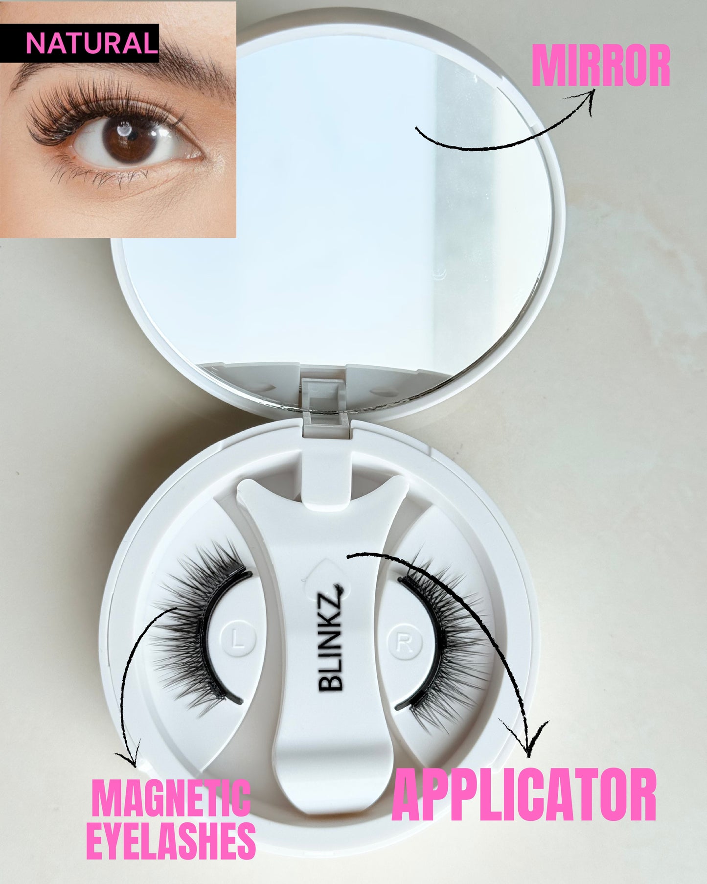 Magnetic Eyelashes Set ( with Free Applicator)