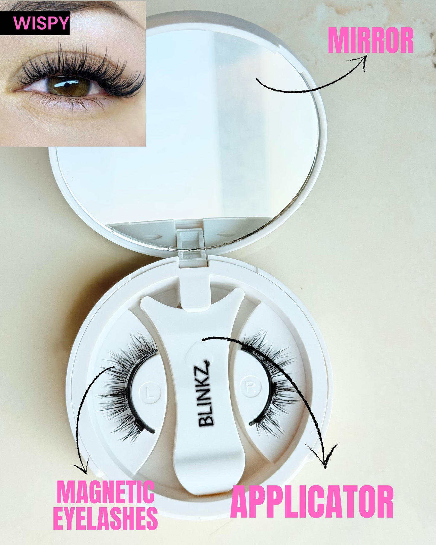 Magnetic Eyelashes Set ( with Free Applicator)